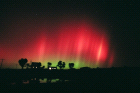 Aurora borealis over Oklahoma
