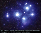 Milky Way Open Cluster M45 (The Pleiades)